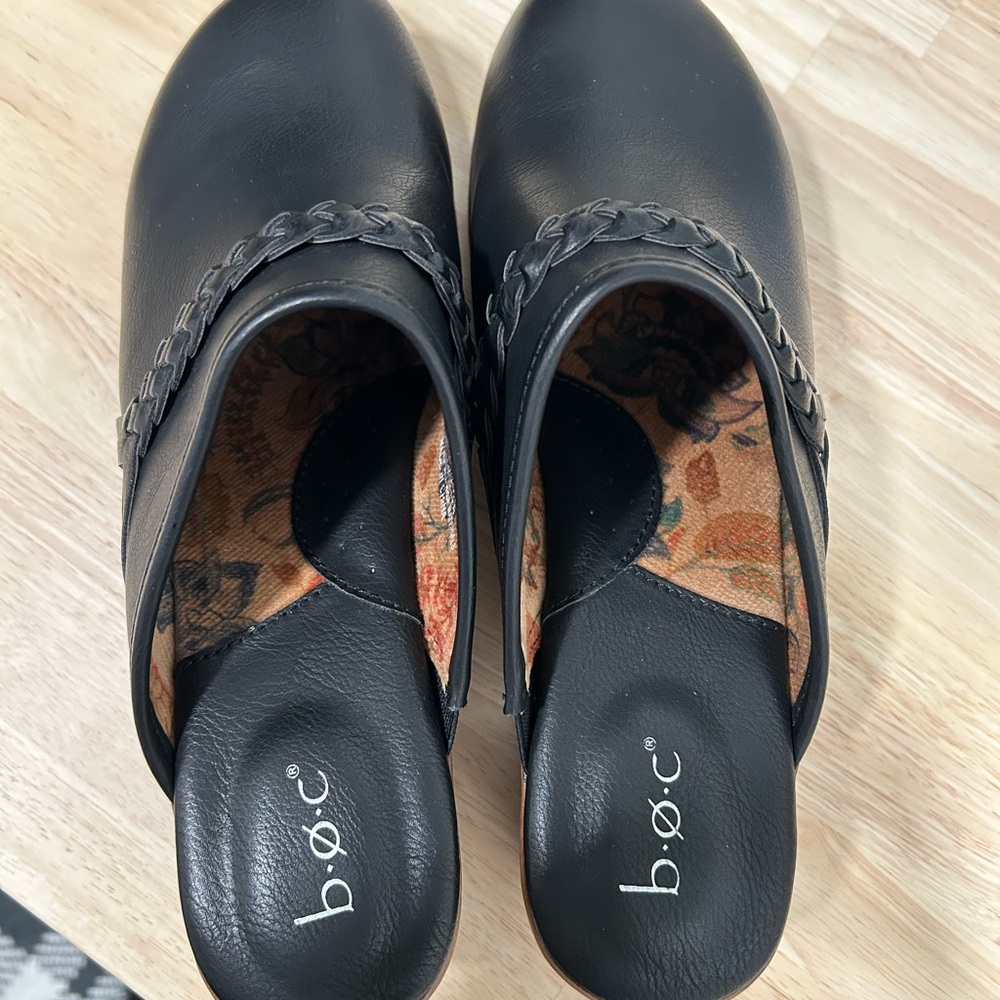 b.o.c. Women's Black clogs new size 11 - Picture 5 of 6